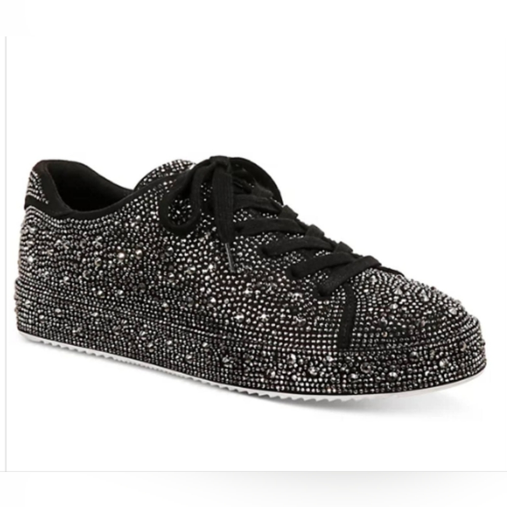 INC International Concepts Black Sparkle Sneakers